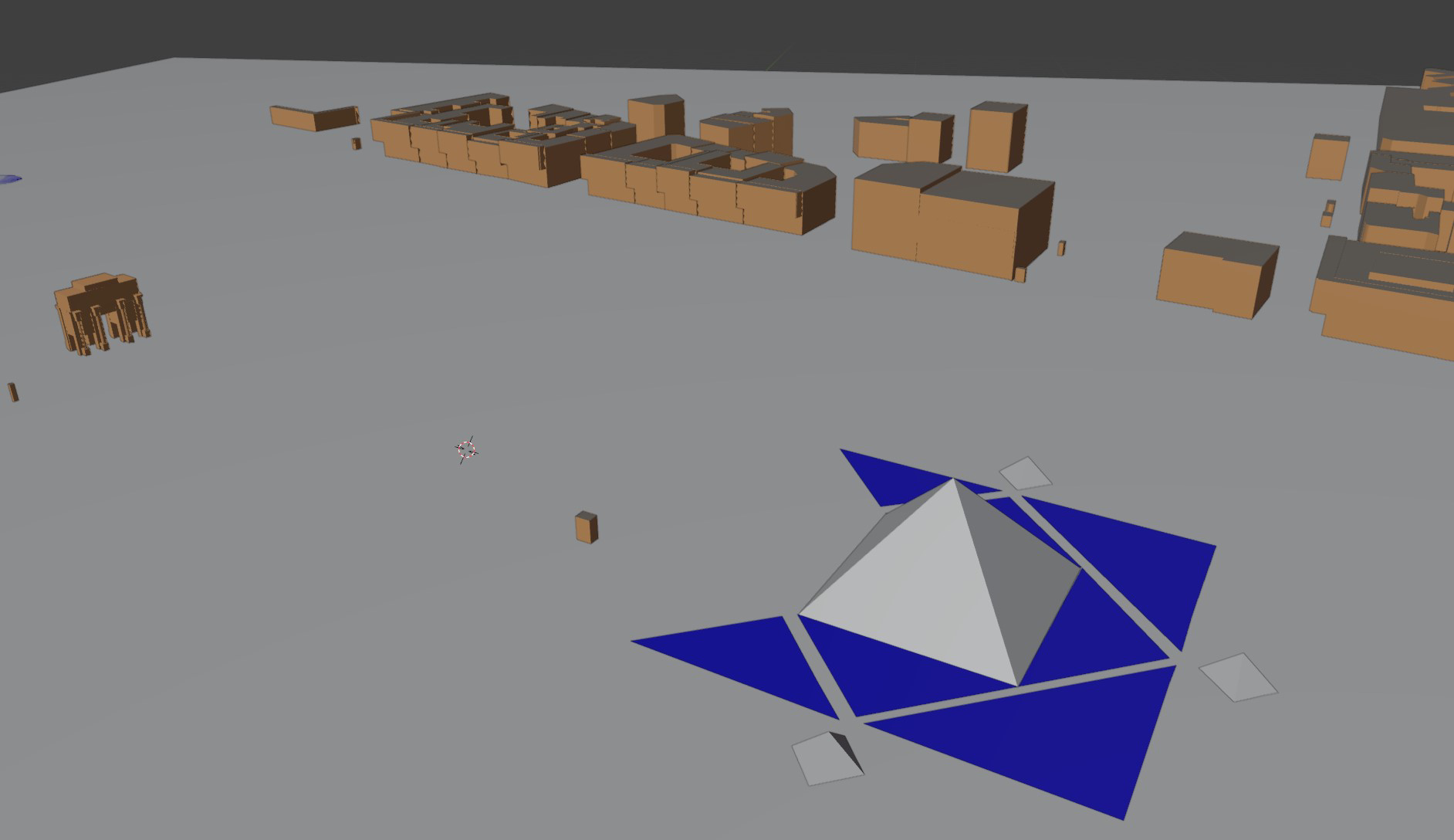 Simplified ray-tracing mesh for electromagnetic simulation