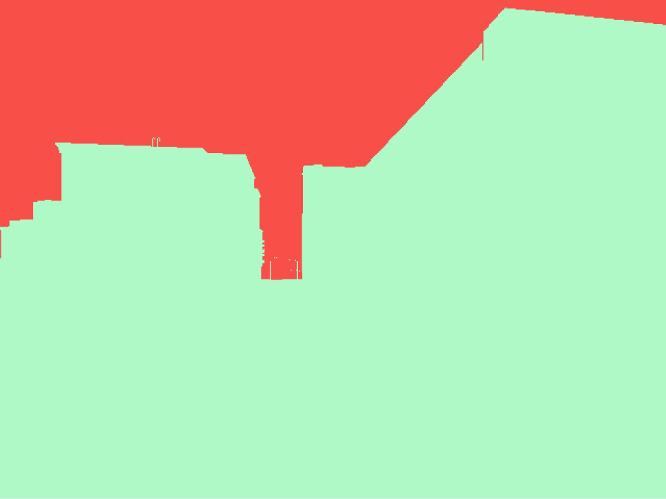 Semantic segmentation captured from UAV flight